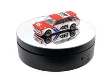 Mini Turntable Display 4.75″ – Mirror Top for 1:64 / 1:43 Scale Models - E12-MR
