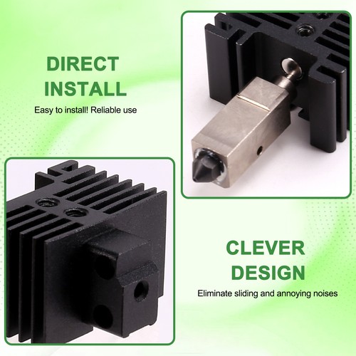 For X1&P1 Hardened Steel Hotend Nozzle Assembly 3D Printer Parts J4F1 - Afbeelding 5 van 7