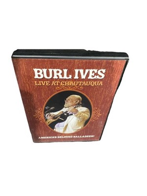 Burl Ives Live at Chautauqua Rare. DVD America's Beloved Balladeer