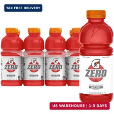 Gatorade Thirst Quencher Zero Sugar Sports Drink, Fruit Punch, 20oz Bottles, 8 P