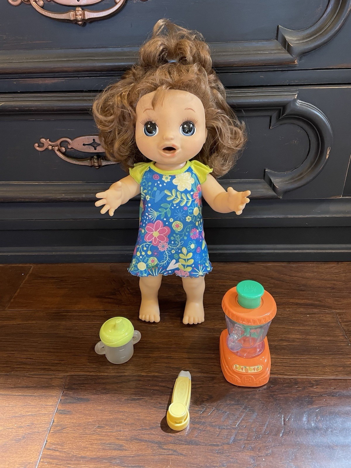 Baby Alive Soft Face Happy Hungry Interactive Doll. WORKS!!!