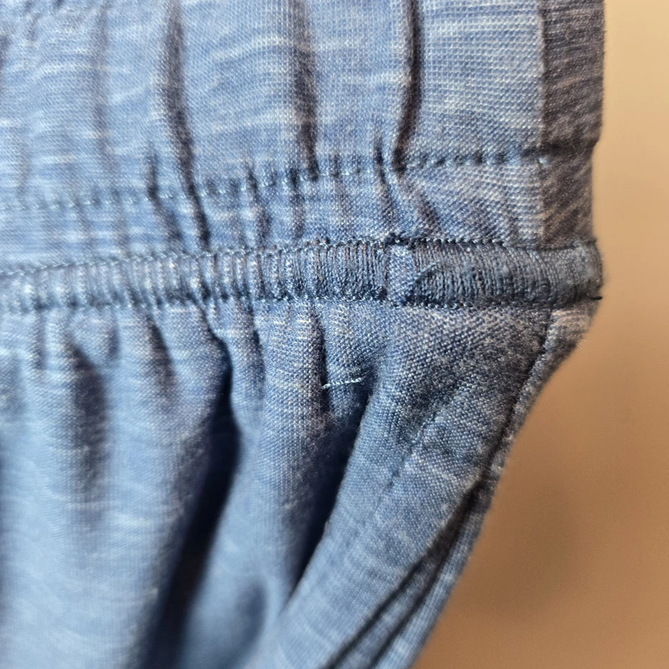 Pantalones de salón Jaclyn Intimates azules pequeños para mujer Foto 3 de 4