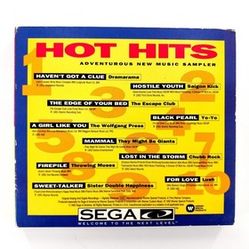 Hot Hits & Rock Paintings CD Sampler Sega CD No Manuals Tested & Works
