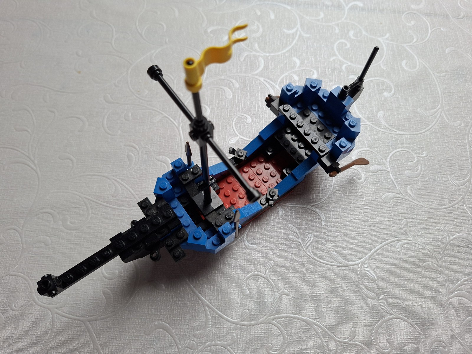 Lego 6057 Sea Serpent Black Knights Boat Dragon Ritter Castle Burg Retro