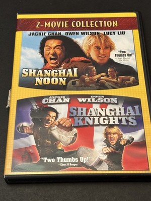Shanghai Noon + Shanghai Knights DVD 2 Movie Collection Jackie Chan Owen Wilson