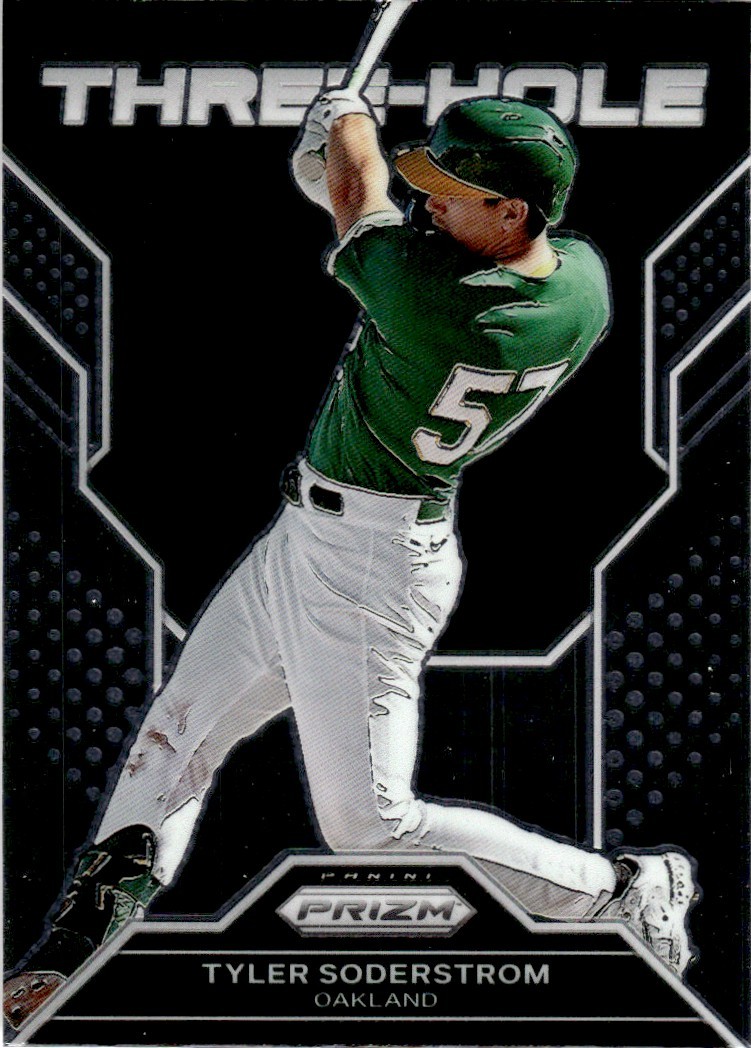 Tyler Soderstrom 2023 Panini Prizm Three-Hole #TH17 Oakland Athletics 30305
