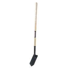 Westward Trenching Shovel Steel Blade 14 ga 48 in Wood Handle Drain Pipe Digging