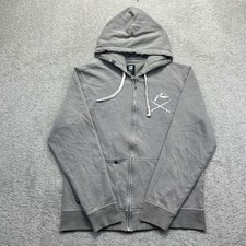 Y2k Rusty Surfboards Hoodie Mens XL Gray HB3 Technology Surf Skate Grunge Y2k