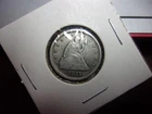 1875 S, Seated Liberty 20 cents Silver US Coin Circulated Uncertified U. S.