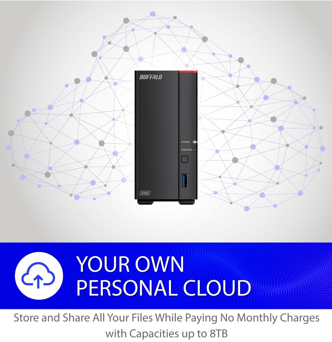 【新品】BUFFALO LinkStation 4TB LS710D0401 BUFFALO LinkStation 710 1-Bay 4TB Personal Cloud NAS Storage
