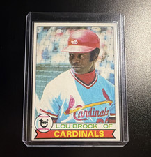 Topps 1979 Lou Brock #665 St. Louis Cardinals Baseball Card MLB