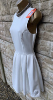 New Tag £54.99 Ladies Superdry Cream Premium Jewel Skater Dress UK S