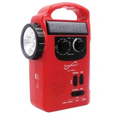 5-Way Emergency Solar/Hand Crank Radio, Flashlight