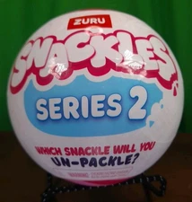 NEW SEALED Zuru Snackles Series 2 Mini 4.5" Small Plush Collectible Capsule