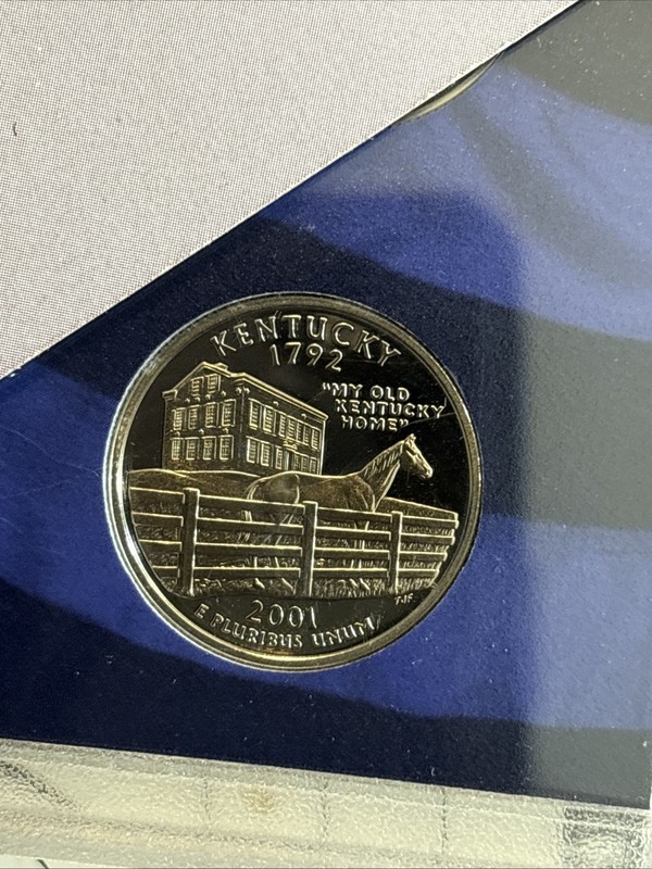 2001 S Proof Kentucky State Quarter from Original Proof Set