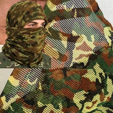 Sniper Veil Tactical Mesh Scarf Camouflage Face Cover Camo Net Head Wrap