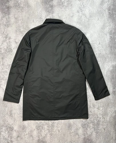 ⁠VTG Calvin Klein Collection Italy Reversible Coat Jacket Mens L 50 Dark Navy⁠ image 19