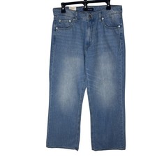 Aeropostale Womens High Rise Wide Leg Jeans Medium Wash Blue Size 10 156921 NEW