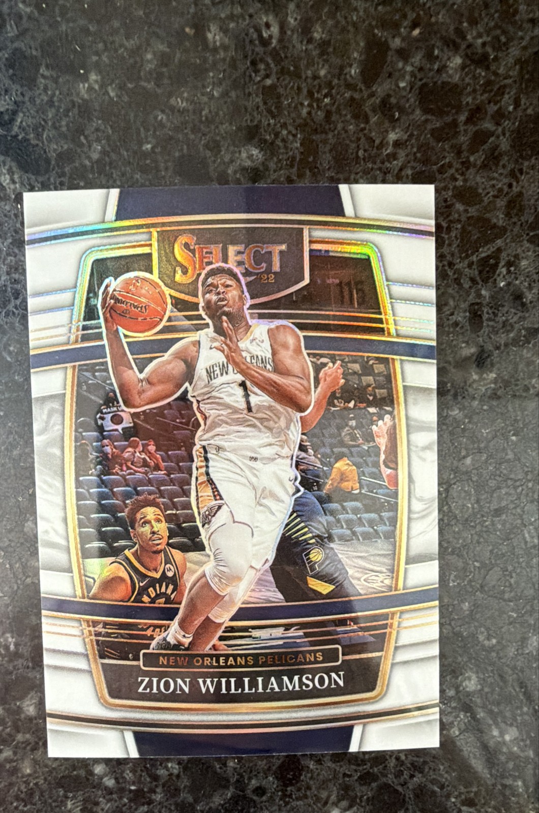 2021-22 Panini Select - Concourse Zion Williamson #96 White Prizm /149