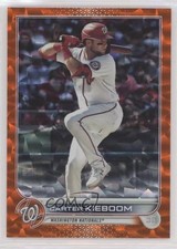 2022 Topps Series 2 Orange Foilboard 53/299 Carter Kieboom #580 0h5k