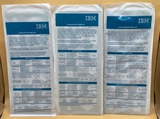 3x Vintage IBM Flowcharting Templates GX20-8020-2 Retro Tech Ephemera Sealed