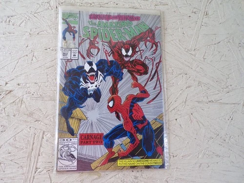 The Amazing Spiderman 1992 2nd Carnage Silver Variant #362 Marvel Comic w Sleeve