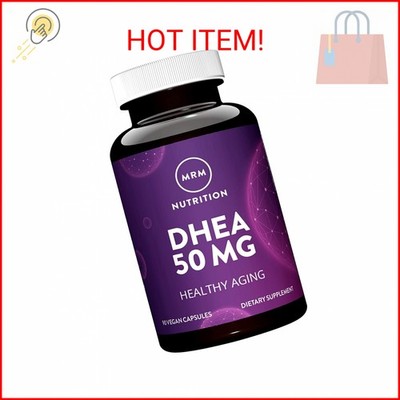 MRM Nutrition DHEA 50mg | Healthy Aging | Micronized for Absorption | Memory + M
