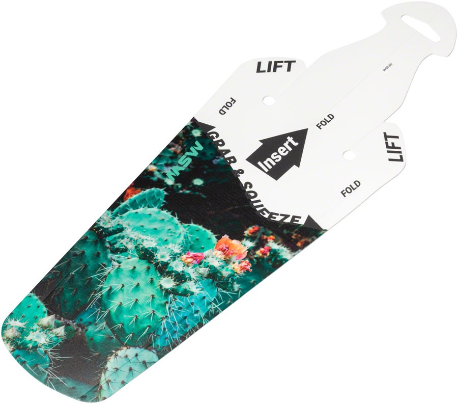 Брызговик заднего крыла MSW - Легкий брызговик для велосипеда Cactus универсальная посадка 3690₽