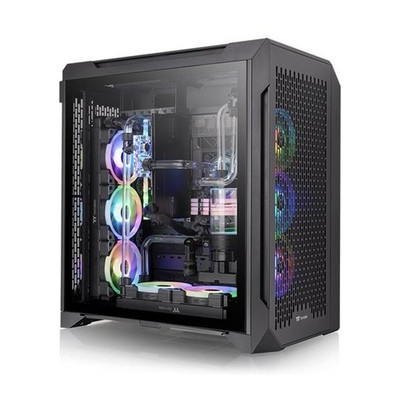 Thermaltake CTE C700 Air Black | Mid Tower | E-ATX | Glas | 3x 140mm Lüfter | Ne
