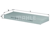 Mahle LA 289 Innenraumfilter, Frischluftfilter FüR Nissan NP300 Navara (D40)