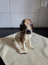 Trentham Art Ware Pottery Sitting Cocker Spaniel Dog Figurine Vintage
