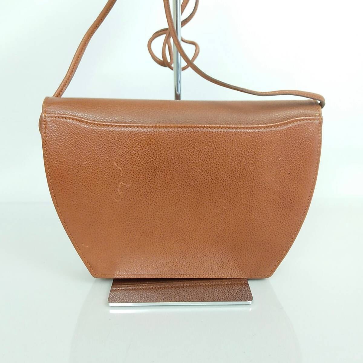 Borsa a tracolla Yves Saint Laurent pelle marrone danneggiata usata