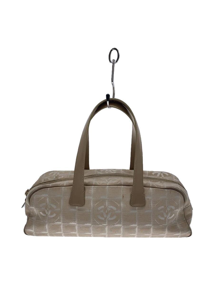 CHANEL Nylon Beige Travel Line Handbag Preowned Condition Considered  