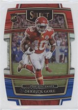 2021 Panini Select Concourse Red & Blue Prizm Die-Cut Derrick Gore #84 2l4