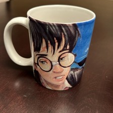 Vtg 2000s Mug Harry Potter And The Sorcerers Stone Warner Brothers Coffee Cup