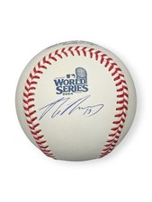 Max Muncy Signed Autographed 2024 WS Baseball Dodgers MM Holo JSA
