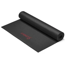 Sunny Health & Fitness Thin Yoga Mat for Health & Fitness- Black – NO. 031-BK