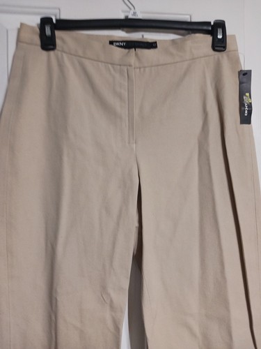 NWT Women's DKNY Essentials Beige Dress Pants Size 12 $95 - Picture 2 of 8