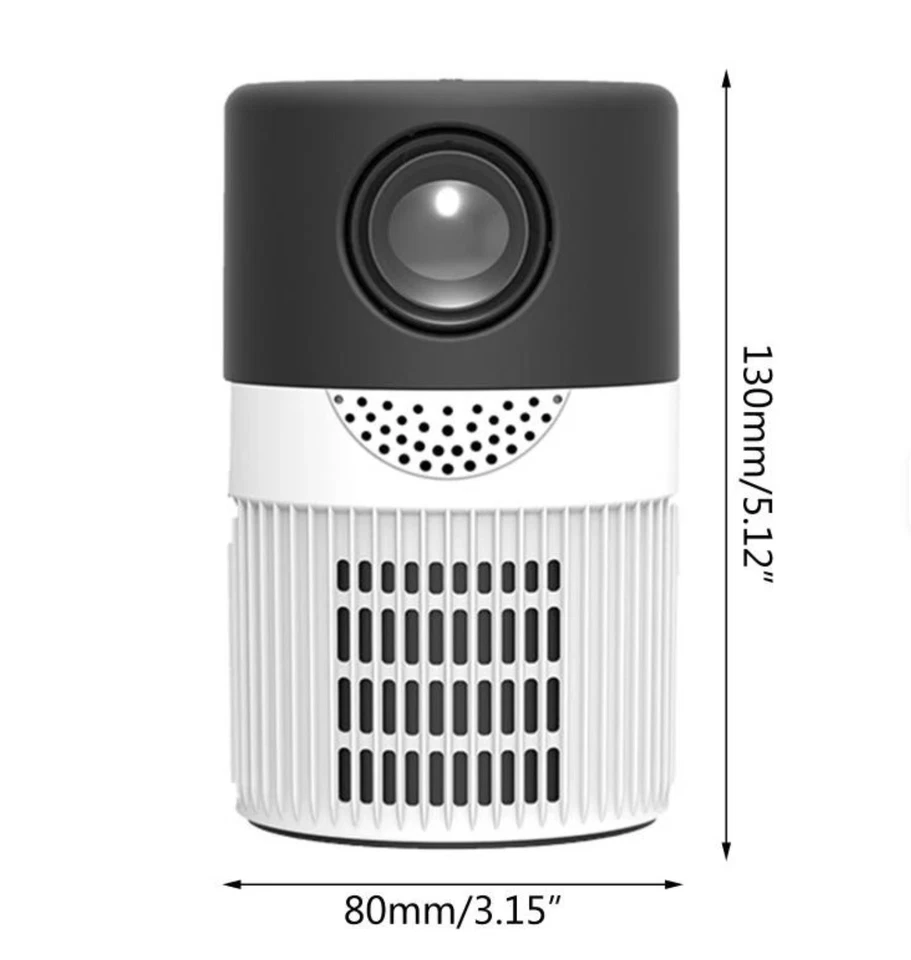 Portable Home Theater Mini Projector LED 1080P WiFi - FREE HDMI CABLE and STAND - Image 4 of 4