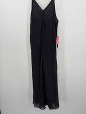 Pre-Owned Tahari Black Size 4 Maxi Sleeveless Dress
