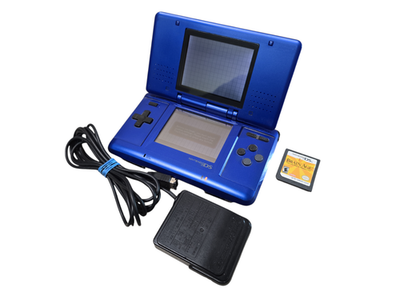 ニンテンドーDS(初代) Nintendo Fat DS Original NTR-001 Console 2004 Blue 1 Game Tested