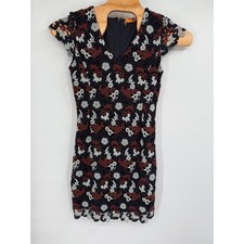 Tory Burch Navy Bittersweet Lace SZ 8 Multicolor Fancy Dress