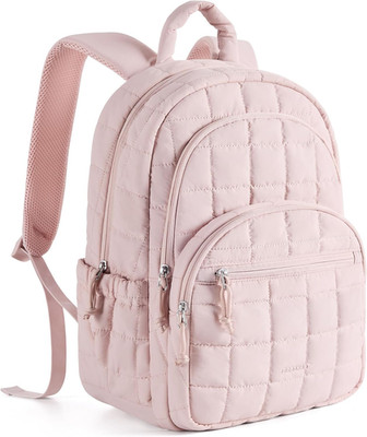 College Laptop Backpack, Travel Backpack for Women, Quilted Casual Daypack, Wate