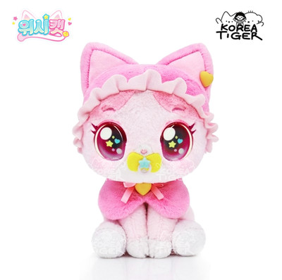 WishCat SAMG offizielle Bebemeow weiche Plüschpuppe 22 cm 8,66 Zoll KOREA...