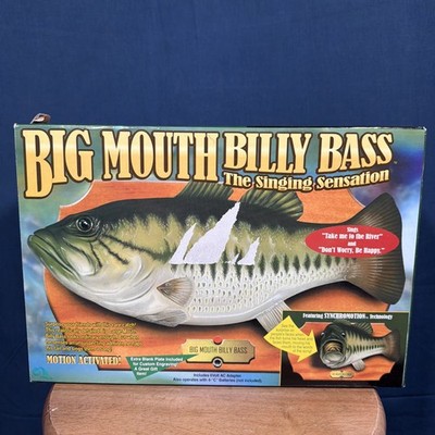 NOS Big Mouth Billy Bass Singing Fish Nostalgic Singing Sensation