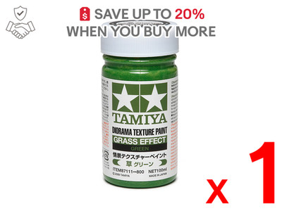 US ONLY x1 Tamiya Diorama Texture Paint Grass Green Item No:87111 Diorama No.111