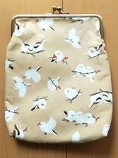 Coin Purse ❬Unused❭Shimaenaga pattern large pouch