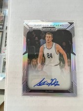Garrison Mathews 2019-20 Panini Prizm Draft Picks Rookie Auto Silver #108 NrMt