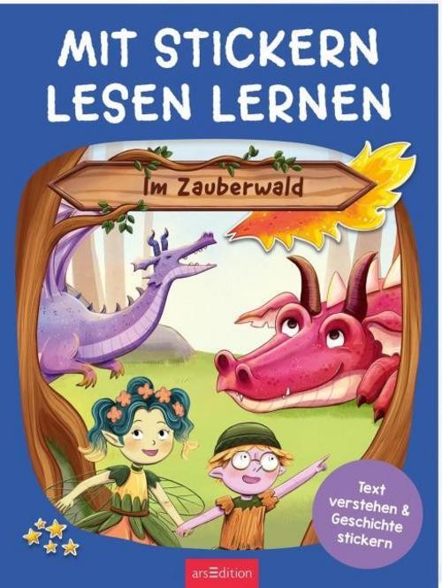 Mit Stickern Lesen lernen - Im Zauberwald Annette Moser