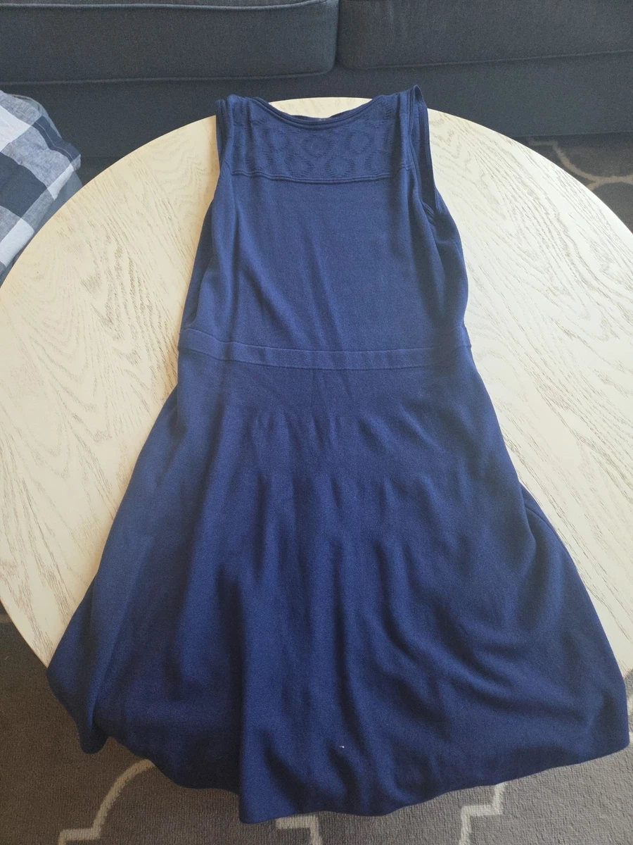 Ann Taylor Navy Knit Blue Dress Size Large Knee Length | eBay Ann Taylor Navy Knit Blue Dress Size Large Knee Length | eBay